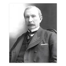 Load image into Gallery viewer, Digitally Restored and Enhanced 1895 John D. Rockefeller Photo Print - Vintage Portrait Photo of John D Rockefeller Sr - J D Rockefeller Wall Art Poster
