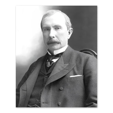 Digitally Restored and Enhanced 1895 John D. Rockefeller Photo Print - Vintage Portrait Photo of John D Rockefeller Sr - J D Rockefeller Wall Art Poster