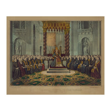 Cargar imagen en el visor de la galería, Digitally Restored and Enhanced 1870 Vatican Council Print - Pope Pius IX First Ecumenical Assembly Catholic Church - Papal History - Archival Print

