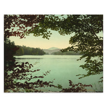Load image into Gallery viewer, Digitally Restored and Enhanced 1902 Upper Loon Lake Print - Adirondack Mountains New York - Wilderness Conservation Landscape - Archival Print
