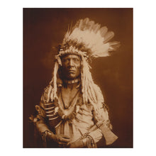 Cargar imagen en el visor de la galería, Digitally Restored and Enhanced 1900 Weasel Tail Piegan Warrior Print - Blackfoot Confederacy Indigenous Portrait - Montana Heritage - Archival Print
