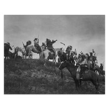 Cargar imagen en el visor de la galería, Digitally Restored and Enhanced 1907 Planning a Raid Print - Oglala Lakota Pine Ridge South Dakota - Wounded Knee Valley Heritage - Archival Print
