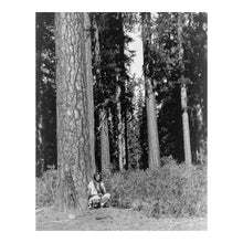 Load image into Gallery viewer, Digitally Restored and Enhanced 1923 In the Forest Klamath Print - Indigenous Oregon Pacific Northwest - Ponderosa Pine Heritage - Archival Print
