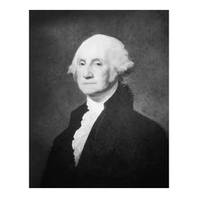 Cargar imagen en el visor de la galería, Digitally Restored and Enhanced 1900 George Washington Print - Gilbert Stuart Carroll Portrait - Founding Father First President - Archival Print
