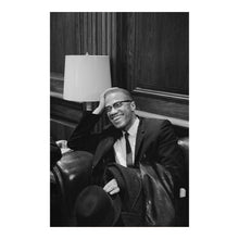 Load image into Gallery viewer, Digitally Restored and Enhanced 1964 Malcolm X Portrait Print - Capitol Portrait Civil Rights Leader - African American History 1960s - Archival Print
