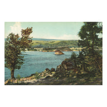 Load image into Gallery viewer, Digitally Restored and Enhanced 1908 Memaloose Island Print - Columbia River Gorge Oregon - Sacred Indigenous Landmark Heritage - Archival Print
