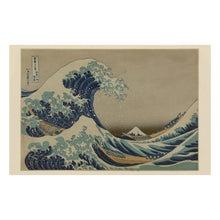 Load image into Gallery viewer, Digitally Restored and Enhanced 1830 Great Wave off Kanagawa Print - Hokusai Mount Fuji - Japanese Ukiyo-e Edo Period Masterwork - Archival Print
