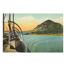 Cargar imagen en el visor de la galería, Digitally Restored and Enhanced 1908 Wind Mountain Print - Columbia River Gorge Washington - Cascade Range Sacred Landmark - Archival Print
