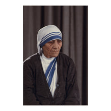 Cargar imagen en el visor de la galería, Digitally Restored and Enhanced 1971 Mother Teresa Print - Humanitarian Portrait Missionaries of Charity - Nobel Peace Prize Icon - Archival Print
