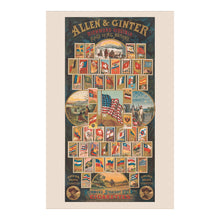 Cargar imagen en el visor de la galería, Digitally Restored and Enhanced 1888 Allen Ginter Print - Flags of All Nations Tobacco Card - Victorian Richmond Virginia - Archival Print

