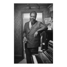Load image into Gallery viewer, Digitally Restored and Enhanced 1968 Thelonious Monk Print - Bebop Jazz Pianist Village Gate Portrait - New York Greenwich Village - Archival Print
