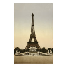 Load image into Gallery viewer, Digitally Restored and Enhanced 1890 Eiffel Tower Print - Paris France Belle Epoque - Architecture Exposition Universelle Landmark - Archival Print

