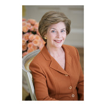 Load image into Gallery viewer, Digitally Restored and Enhanced 2005 Laura Bush Print - First Lady Official Portrait - White House Education Advocate Literacy - Archival Print

