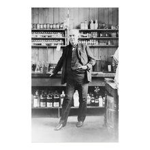 Load image into Gallery viewer, Digitally Restored and Enhanced 1911 Thomas Edison Print - Workshop Laboratory Portrait - Inventor Menlo Park American Innovation - Archival Print
