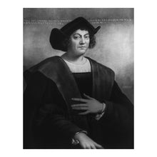 Load image into Gallery viewer, Digitally Restored and Enhanced 1908 Christopher Columbus Portrait Print - Detroit Publishing Renaissance Explorer New World - Edwardian - Archival Print
