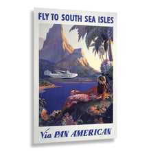Cargar imagen en el visor de la galería, 1938 South Sea Islands Vintage Airline Travel Poster - Golden Age Transpacific Aviation - Museum-Quality Print
