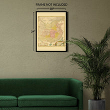 Load image into Gallery viewer, Digitally Restored and Enhanced 1740 Homann Heirs Map of China Print - Nuremberg Qing Empire Provinces Jesuit Survey Enlightenment - Georgian Era - Archival Print
