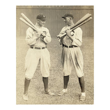 Load image into Gallery viewer, Digitally Restored and Enhanced 1913 Ty Cobb Joe Jackson Print - Deadball Era Baseball Legends Detroit Cleveland - Batting Greats - Archival Print
