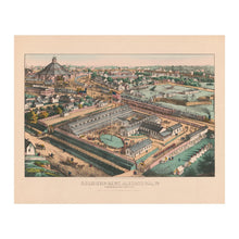 Load image into Gallery viewer, Digitally Restored and Enhanced 1864 Soldiers Rest Alexandria Virginia Print - Magnus Civil War Union Transit Camp Railroad - Union - Archival Print
