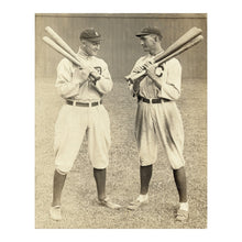 Load image into Gallery viewer, Digitally Restored and Enhanced 1913 Ty Cobb Joe Jackson Print - Deadball Era Baseball Legends Detroit Cleveland - Batting Greats - Archival Print
