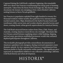 Load image into Gallery viewer, Digitally Restored and Enhanced 1849 San Francisco from Stock Exchange Site Gold Rush Print - California History - Archival Reproduction
