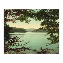 Load image into Gallery viewer, Digitally Restored and Enhanced 1902 Upper Loon Lake Print - Adirondack Mountains New York - Wilderness Conservation Landscape - Archival Print
