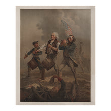 Load image into Gallery viewer, Digitally Restored and Enhanced 1876 Yankee Doodle Print - Spirit of 76 Revolutionary War - Fife Drum Centennial Patriotic - Archival Print
