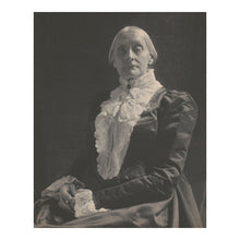 Cargar imagen en el visor de la galería, Digitally Restored and Enhanced 1900 Susan B. Anthony Print - Suffragist Portrait Women's Rights Pioneer - Nineteenth Amendment - Archival Print
