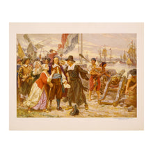 Load image into Gallery viewer, Digitally Restored and Enhanced 1932 Fall of New Amsterdam Print - Peter Stuyvesant Surrender 1664 - Dutch Colonial New York History - Archival Print

