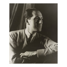 Cargar imagen en el visor de la galería, Digitally Restored and Enhanced 1937 George Gershwin Print - Composer Portrait Rhapsody in Blue - American Music Jazz Age Legend - Archival Print
