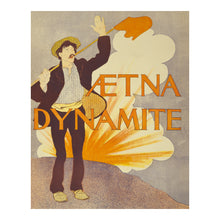 Load image into Gallery viewer, Digitally Restored and Enhanced 1895 Aetna Dynamite Advertisement - Industrial Explosives - Gilded Age Mining Railroad - Archival Print
