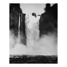 Load image into Gallery viewer, Digitally Restored and Enhanced 1890 Snoqualmie Falls Washington Print - Pacific Northwest Waterfall Cascade Mountains - Scenic Wonder - Archival Print
