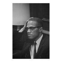Cargar imagen en el visor de la galería, Digitally Restored and Enhanced 1964 Malcolm X Martin Luther King Print - Capitol Press Conference - Civil Rights Act Era - Archival Print
