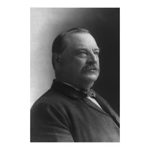Cargar imagen en el visor de la galería, Digitally Restored and Enhanced 1892 Grover Cleveland Print - 22nd President Portrait - Gilded Age Politics Nonconsecutive Terms - Archival Print
