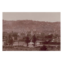 Load image into Gallery viewer, Digitally Restored and Enhanced 1898 Portland Oregon Print - Downtown Riverfront Panorama - Pacific Northwest Victorian Era - Archival Print
