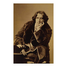Cargar imagen en el visor de la galería, Digitally Restored and Enhanced 1882 Oscar Wilde Print - Napoleon Sarony Portrait - Aesthetic Movement Victorian Literary - Archival Print
