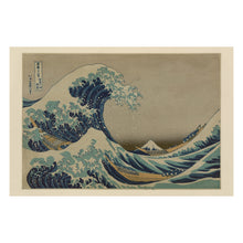 Load image into Gallery viewer, Digitally Restored and Enhanced 1830 Great Wave off Kanagawa Print - Hokusai Mount Fuji - Japanese Ukiyo-e Edo Period Masterwork - Archival Print
