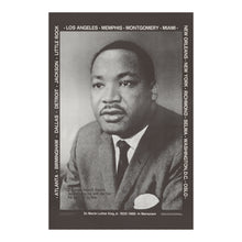 Cargar imagen en el visor de la galería, Digitally Restored and Enhanced 1972 Dr Martin Luther King Jr Memorial Poster - In Memoriam - Civil Rights Leader Portrait - Archival Print
