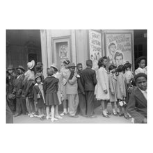 Cargar imagen en el visor de la galería, Digitally Restored and Enhanced 1941 Chicago Movie Theater Easter Print - Bronzeville South Side FSA Documentary - Great Migration Heritage - Archival Print
