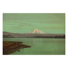 Load image into Gallery viewer, Digitally Restored and Enhanced 1901 Mt. Hood Poster Print - Columbia River Oregon Pastoral Valley - Grazing Cattle Hood River - Archival Print

