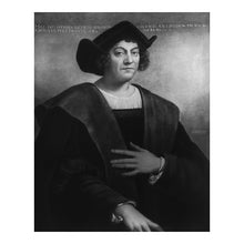 Load image into Gallery viewer, Digitally Restored and Enhanced 1908 Christopher Columbus Portrait Print - Detroit Publishing Renaissance Explorer New World - Edwardian - Archival Print

