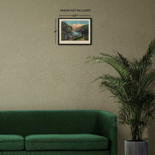 Cargar imagen en el visor de la galería, Digitally Restored and Enhanced 1856 View of Harpers Ferry Print - Currier Ives Potomac River Blue Ridge Mountains - Antebellum Era - Archival Print
