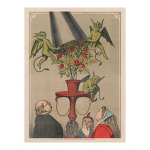 Cargar imagen en el visor de la galería, Digitally Restored and Enhanced 1870 Circus Poster - Green Demons Spectacle - Victorian Entertainment Buffalo Theatrical - Archival Print
