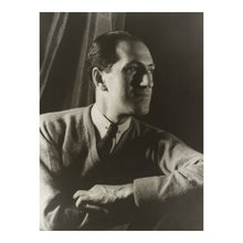 Cargar imagen en el visor de la galería, Digitally Restored and Enhanced 1937 George Gershwin Print - Composer Portrait Rhapsody in Blue - American Music Jazz Age Legend - Archival Print
