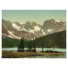 Load image into Gallery viewer, Digitally Restored and Enhanced 1901 Heart of the Rockies Print - Colorado Railroad Travel - Western Mountain Tourism Promotion - Archival Print
