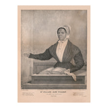 Cargar imagen en el visor de la galería, Digitally Restored and Enhanced 1844 Juliann Jane Tillman Portrait - AME Church Preacher - Philadelphia Antebellum Religious Leader - Archival Print
