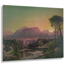 Load image into Gallery viewer, Digitally Restored and Enhanced 1880 Sunrise in the Alleghenies Print - Appalachian Mountains Dawn Gilded Age Landscape - Victorian Era - Archival Print
