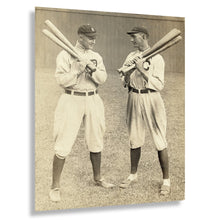 Load image into Gallery viewer, Digitally Restored and Enhanced 1913 Ty Cobb Joe Jackson Print - Deadball Era Baseball Legends Detroit Cleveland - Batting Greats - Archival Print
