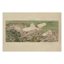 Load image into Gallery viewer, Digitally Restored and Enhanced 1911 Beaumont Bleriot Monoplane Rome Print - Gamy Paris Air Race Pioneer Aviation Aircraft - Edwardian - Archival Print
