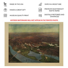 Cargar imagen en el visor de la galería, Digitally Restored and Enhanced 1916 Washington DC Aerial City View Print - Early Twentieth Century Capital Panorama - Historic Cityscape - Archival Reproduction
